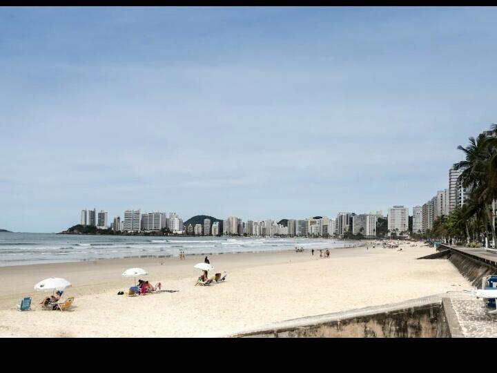 Apartament Pequeno E Aconchegante Meia Quadra Da Praia Guarujá Zewnętrze zdjęcie